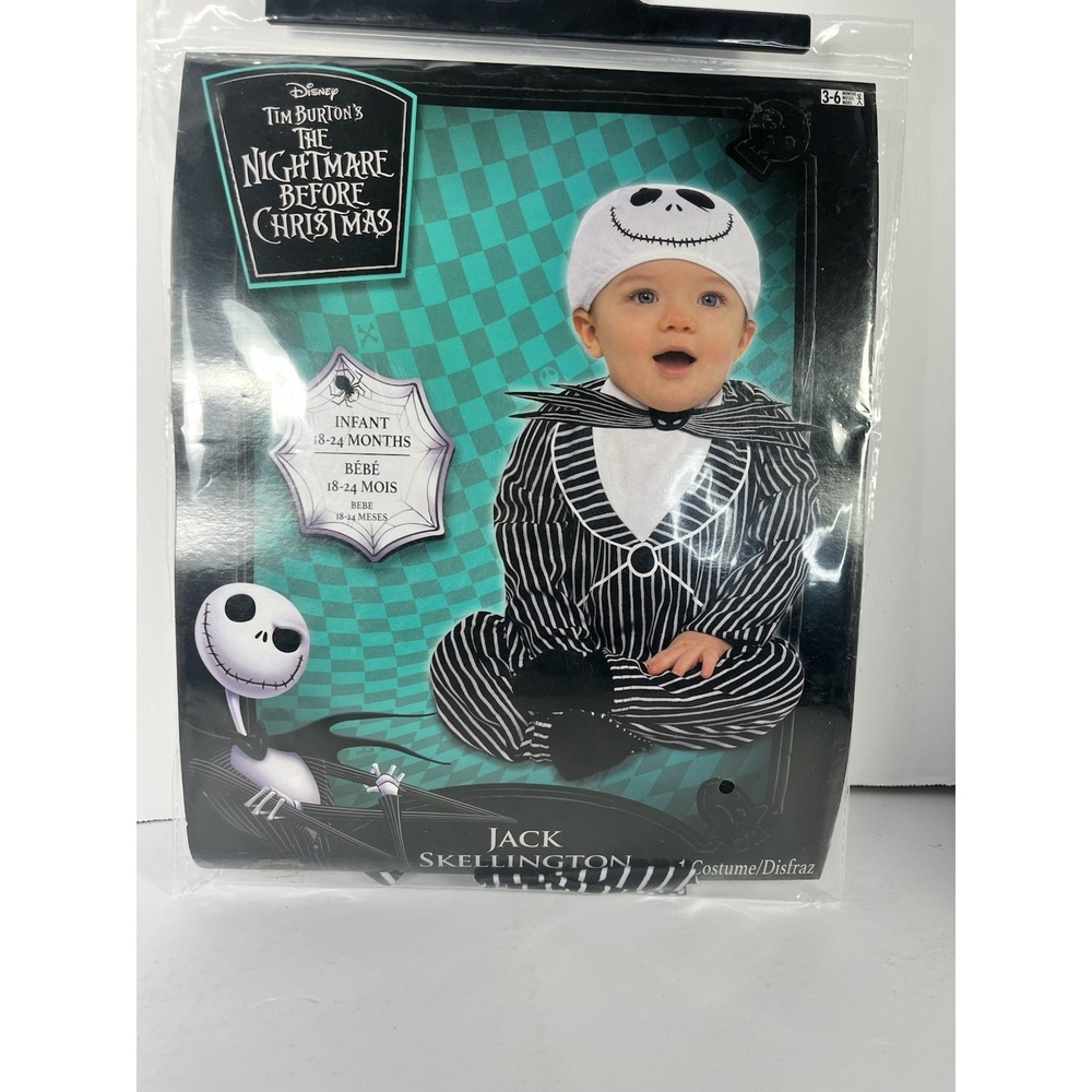 Disney Jack Skellington Baby Costume 18-24M Nightmare Before Christmas NWT